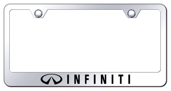 Infiniti Infiniti Chrome Laser Etched Standard License Frame - LF.INF.EC