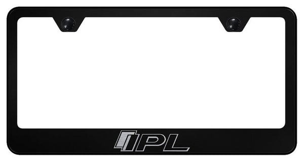 Infiniti IPL Black Laser Etched Standard License Frame - LF.IPL.EB