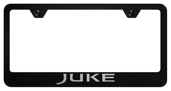 Nissan Juke Black Laser Etched Standard License Frame - LF.JUKE.EB