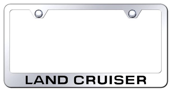 Toyota Land Cruiser Chrome Laser Etched Standard License Frame - LF.LAC.EC