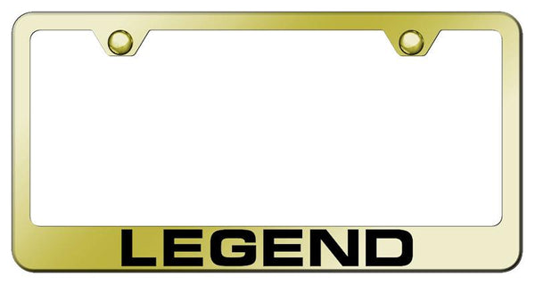 Acura Legend Gold Laser Etched Standard License Frame - LF.LEG.EG