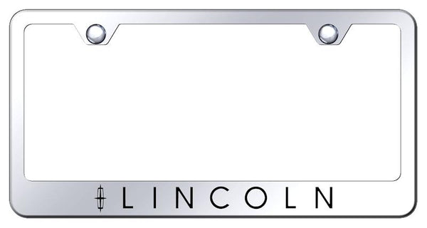 Lincoln Lincoln Chrome Laser Etched Standard License Frame - LF.LIN.EC