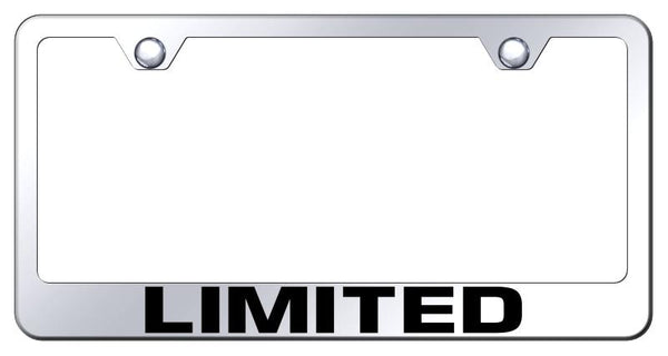 Limited Chrome Laser Etched Standard License Frame - LF.LTD.EC