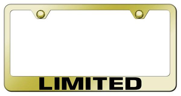 Limited Gold Laser Etched Standard License Frame - LF.LTD.EG