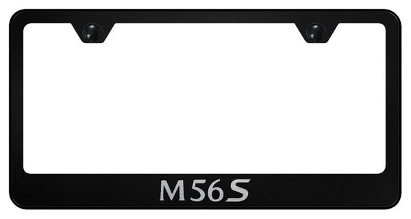 Infiniti M56S Black Laser Etched Standard License Frame - LF.M56S.EB