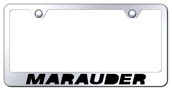 Mercury Marauder Chrome Laser Etched Standard License Frame - LF.MAR.EC