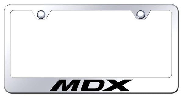 Acura MDX Chrome Laser Etched Standard License Frame - LF.MDX.EC