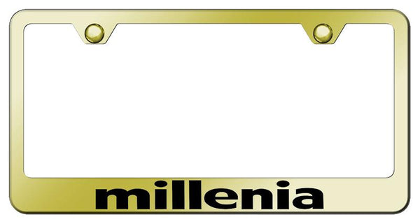 Mazda Millenia Gold Laser Etched Standard License Frame - LF.MIL.EG