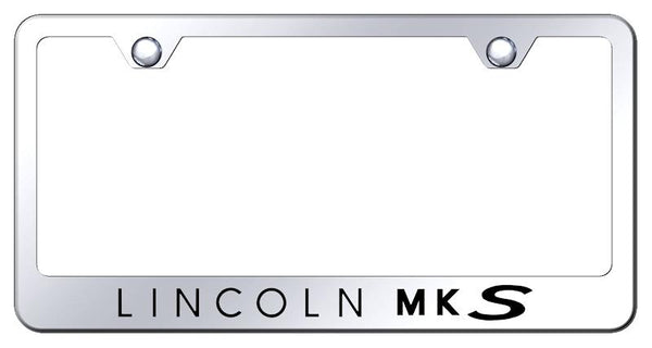 Lincoln MKS Chrome Laser Etched Standard License Frame - LF.MKS.EC