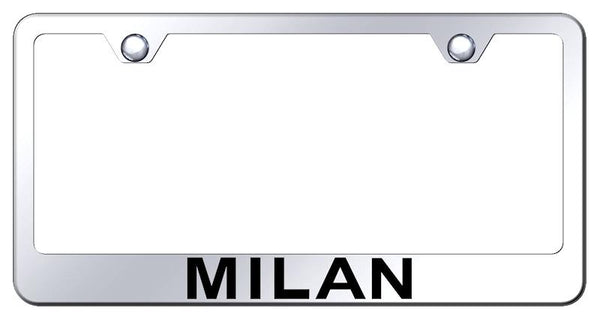 Mercury Milan Chrome Laser Etched Standard License Frame - LF.MLN.EC