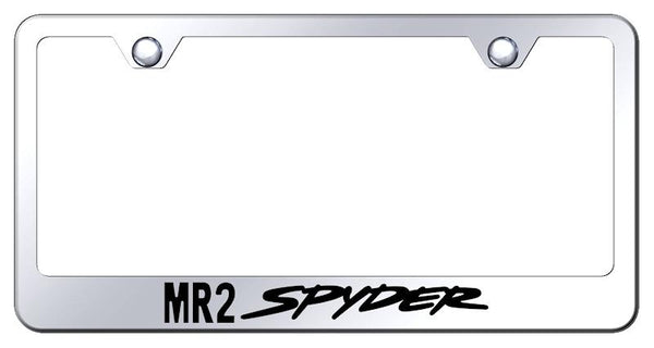 Toyota MR2 Chrome Laser Etched Standard License Frame - LF.MR2.EC