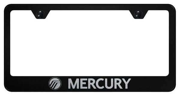 Mercury Mercury Black Laser Etched Standard License Frame - LF.MRY.EB