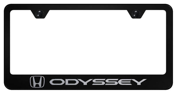 Honda Odyssey Black Laser Etched Standard License Frame - LF.ODY.EB