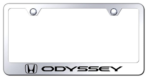 Honda Odyssey Chrome Laser Etched Standard License Frame - LF.ODY.EC