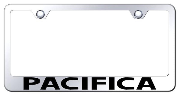 Chrysler Pacifica Chrome Laser Etched Standard License Frame - LF.PAC.EC