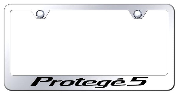 Mazda Protege 5 Chrome Laser Etched Standard License Frame - LF.PR5.EC