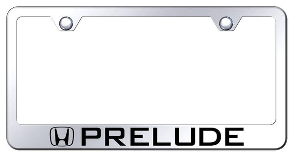 Honda Prelude Chrome Laser Etched Standard License Frame - LF.PRE.EC