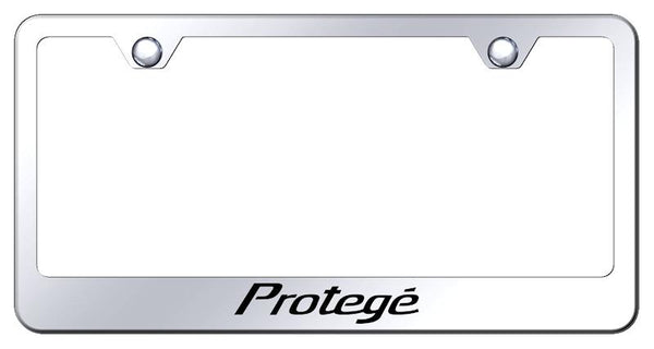 Mazda Protege Chrome Laser Etched Standard License Frame - LF.PRO.EC