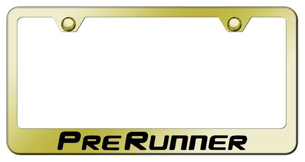 Toyota Prerunner Gold Laser Etched Standard License Frame - LF.PRR.EG