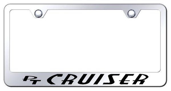 Chrysler PT Cruiser Chrome Laser Etched Standard License Frame - LF.PTC.EC