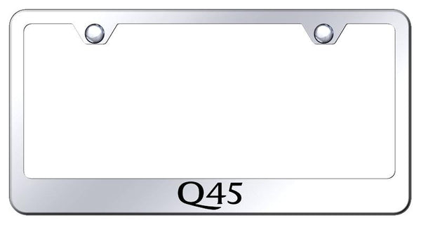 Infiniti Q45 Chrome Laser Etched Standard License Frame - LF.Q45.EC