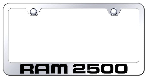 Dodge Ram 2500 Chrome Laser Etched Standard License Frame - LF.R25.EC