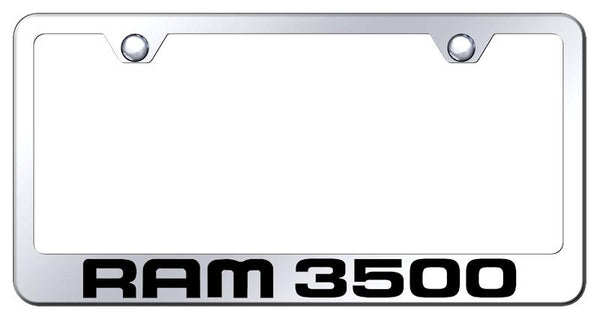 Dodge Ram 3500 Chrome Laser Etched Standard License Frame - LF.R35.EC