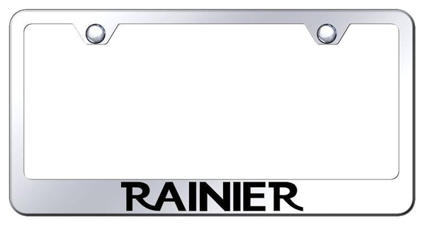 Buick Rainier Chrome Laser Etched Standard License Frame - LF.RAI.EC