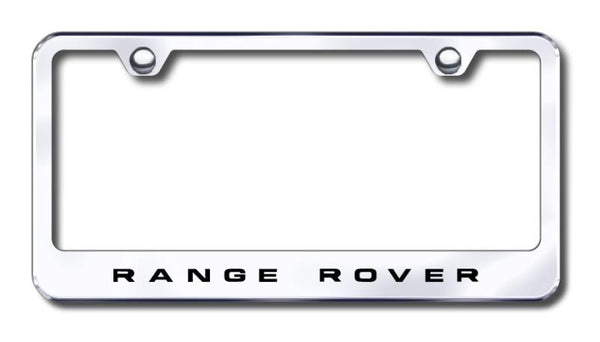 Land Rover Range Rover Chrome Laser Etched Standard License Frame - LF.RAN.EC