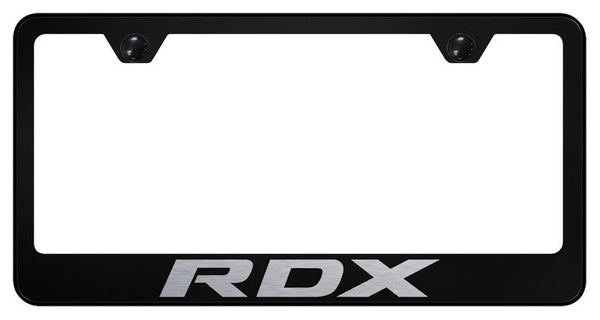 Acura RDX Black Laser Etched Standard License Frame - LF.RDX.EB