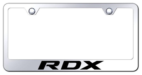 Acura RDX Chrome Laser Etched Standard License Frame - LF.RDX.EC