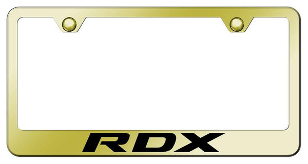 Acura RDX Gold Laser Etched Standard License Frame - LF.RDX.EG