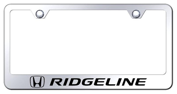 Honda Ridgeline Chrome Laser Etched Standard License Frame - LF.RID.EC