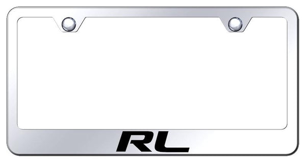 Acura RL Chrome Laser Etched Standard License Frame - LF.RL.EC