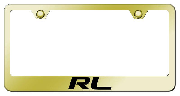 Acura RL Gold Laser Etched Standard License Frame - LF.RL.EG