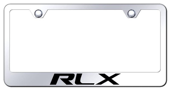 Acura RLX Chrome Laser Etched Standard License Frame - LF.RLX.EC