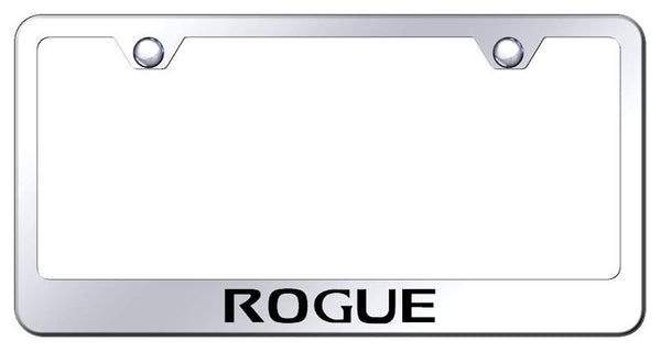 Nissan Rogue Chrome Laser Etched Standard License Frame - LF.ROG.EC