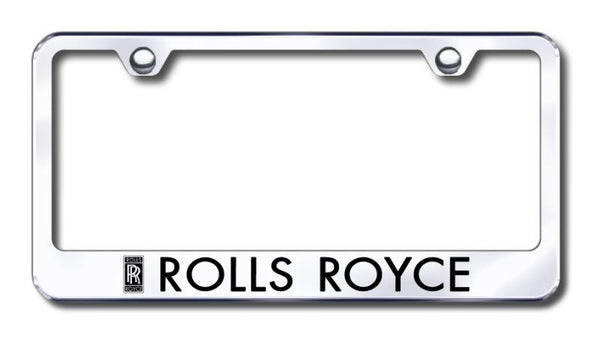 Rolls Royce Chrome Laser Etched Standard License Frame - LF.ROL.EC