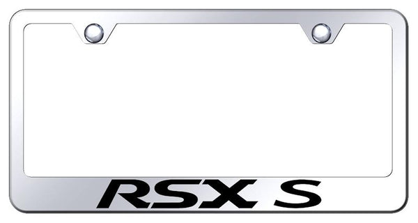 Acura RSX-S Chrome Laser Etched Standard License Frame - LF.RSS.EC