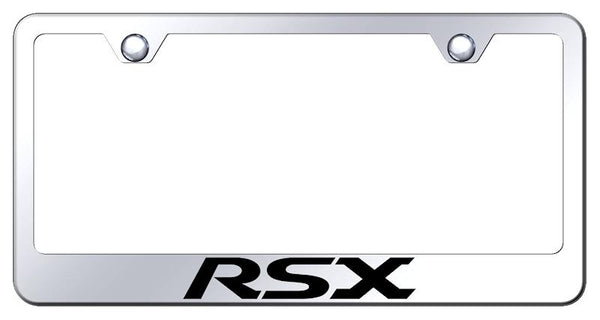 Acura RSX Chrome Laser Etched Standard License Frame - LF.RSX.EC