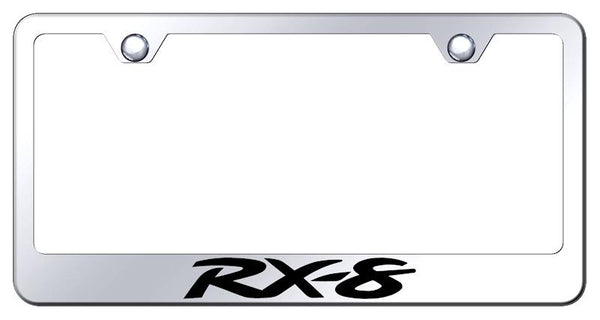 Mazda RX-8 Chrome Laser Etched Standard License Frame - LF.RX8.EC