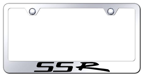 Chevrolet SSR Chrome Laser Etched Standard License Frame - LF.SSR.EC