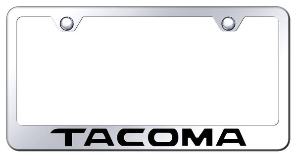 Toyota Tacoma Chrome Laser Etched Standard License Frame - LF.TAC.EC