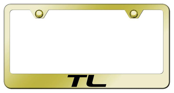 Acura TL Gold Laser Etched Standard License Frame - LF.TL.EG