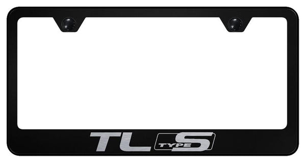 Acura TL Type-S Black Laser Etched Standard License Frame - LF.TLS.EB