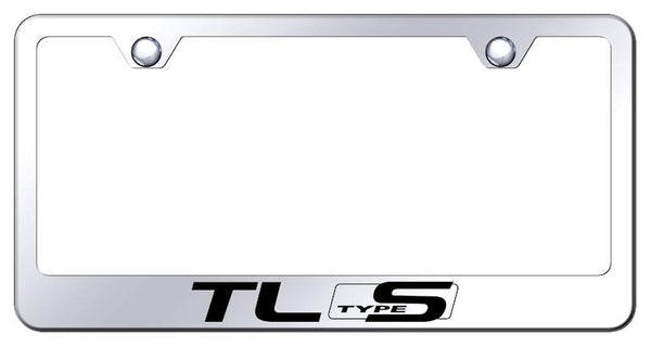 Acura TL Type S Chrome Laser Etched Standard License Frame - LF.TLS.EC