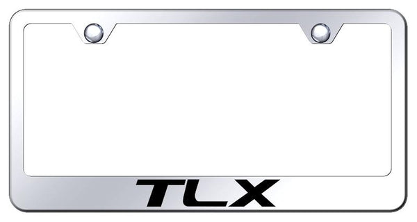 Acura TLX Chrome Laser Etched Standard License Frame - LF.TLX.EC