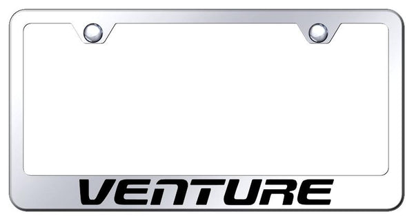 Chevrolet Venture Chrome Laser Etched Standard License Frame - LF.VEN.EC