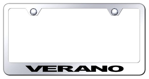 Buick Verano Chrome Laser Etched Standard License Frame - LF.VERA.EC