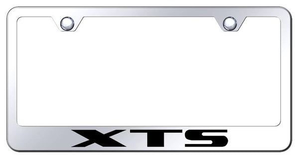 Cadillac XTS Chrome Laser Etched Standard License Frame - LF.XTS.EC